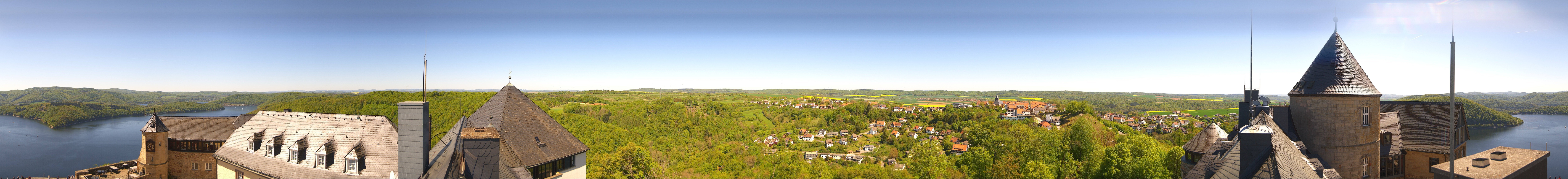 Archiv Foto Webcam Panoramakamera Schloss Waldeck am Edersee