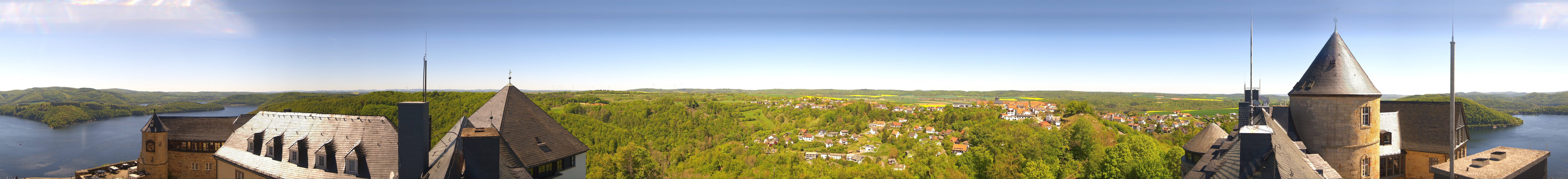 Archiv Foto Webcam Panoramakamera Schloss Waldeck am Edersee