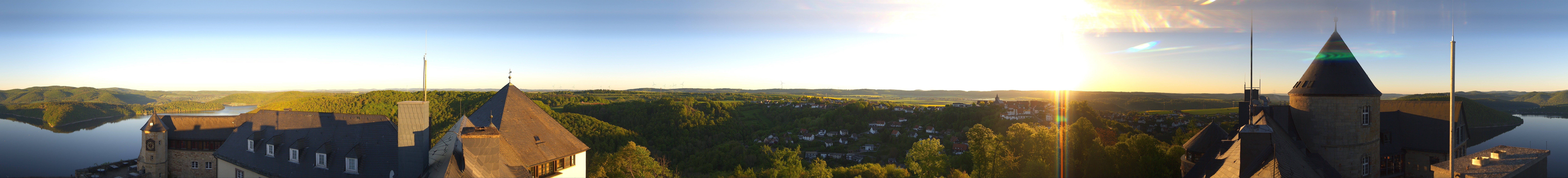 Archiv Foto Webcam Panoramakamera Schloss Waldeck am Edersee