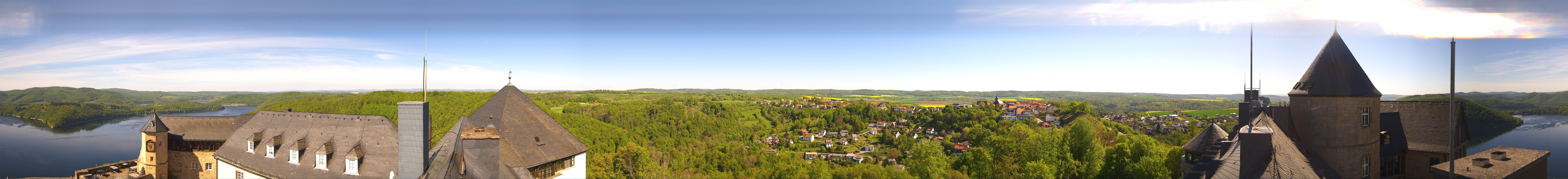 Archiv Foto Webcam Panoramakamera Schloss Waldeck am Edersee