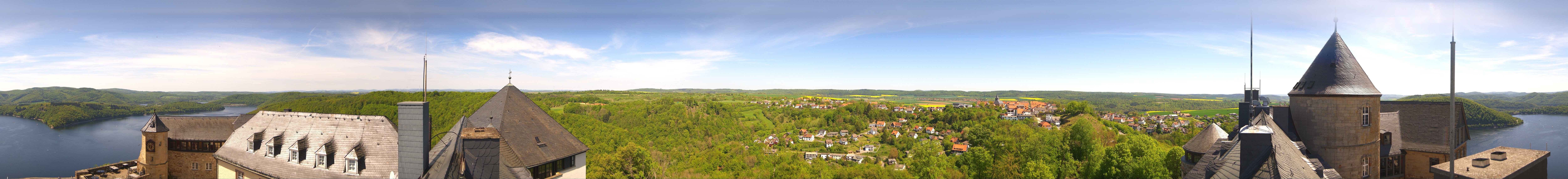 Archiv Foto Webcam Panoramakamera Schloss Waldeck am Edersee