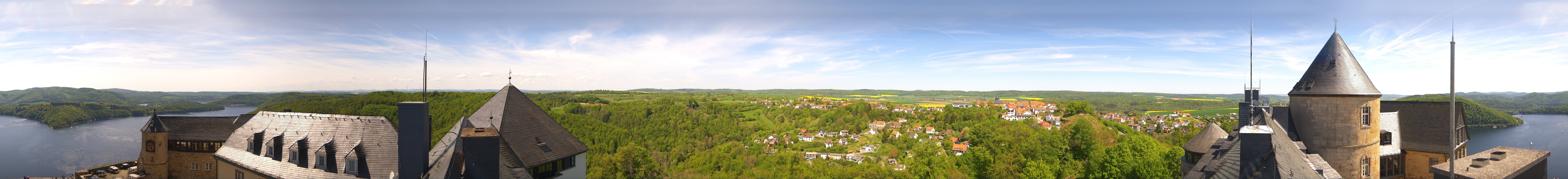 Archiv Foto Webcam Panoramakamera Schloss Waldeck am Edersee