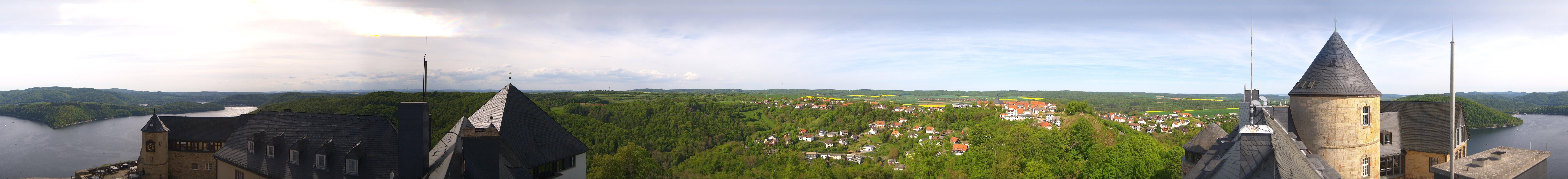 Archiv Foto Webcam Panoramakamera Schloss Waldeck am Edersee
