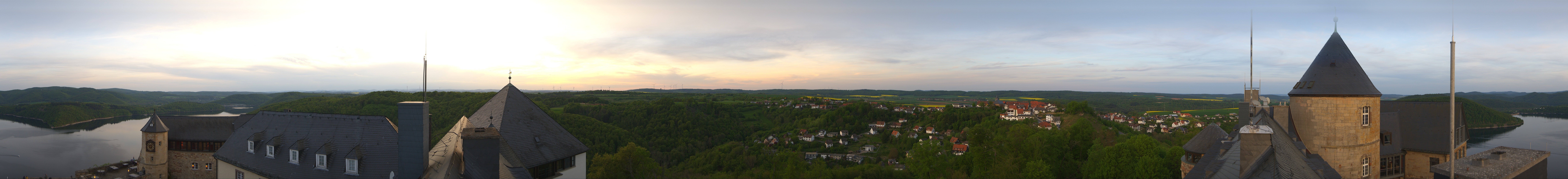 Archiv Foto Webcam Panoramakamera Schloss Waldeck am Edersee