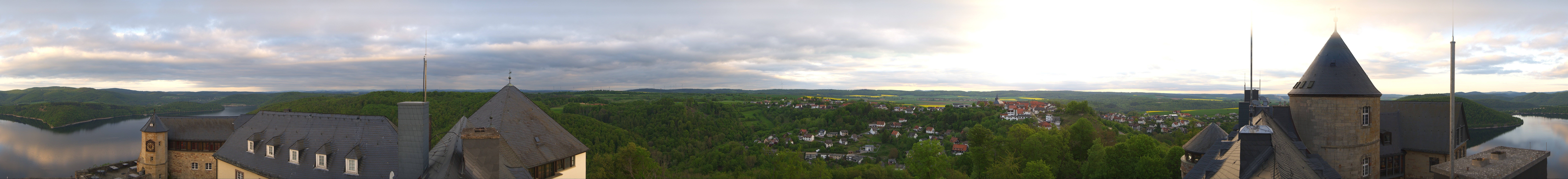 Archiv Foto Webcam Panoramakamera Schloss Waldeck am Edersee
