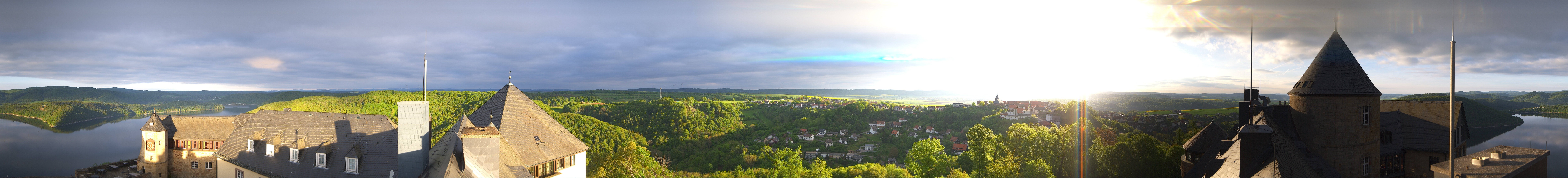 Archiv Foto Webcam Panoramakamera Schloss Waldeck am Edersee