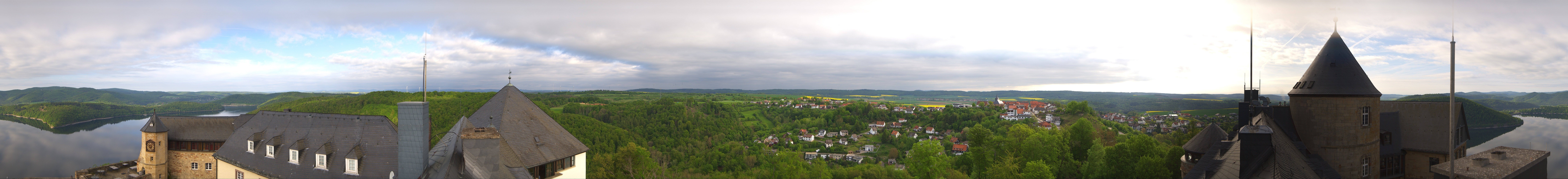 Archiv Foto Webcam Panoramakamera Schloss Waldeck am Edersee