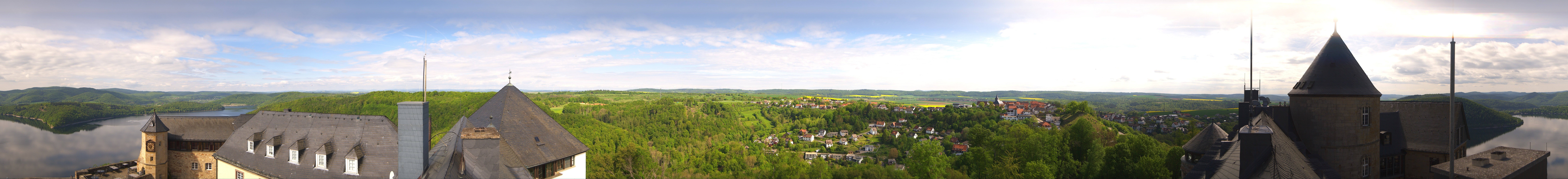 Archiv Foto Webcam Panoramakamera Schloss Waldeck am Edersee
