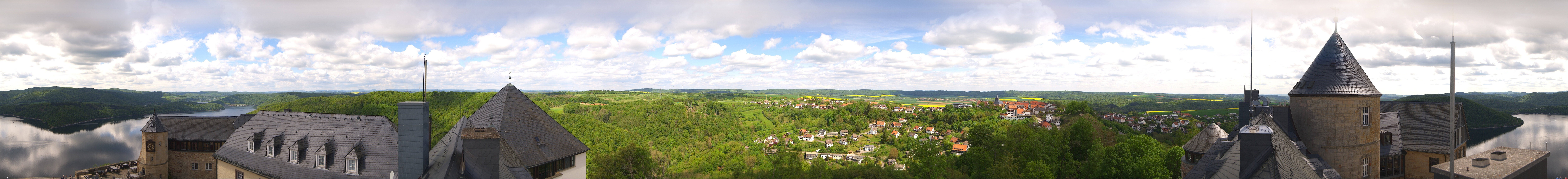 Archiv Foto Webcam Panoramakamera Schloss Waldeck am Edersee