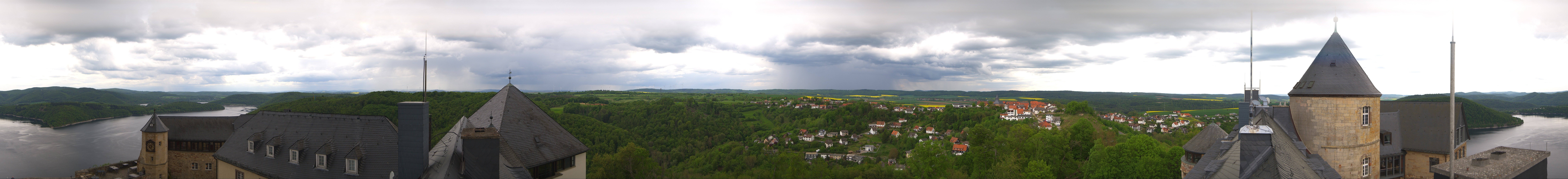 Archiv Foto Webcam Panoramakamera Schloss Waldeck am Edersee