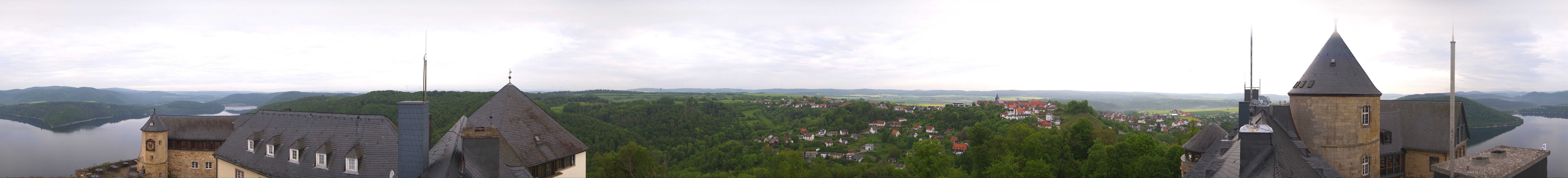 Archiv Foto Webcam Panoramakamera Schloss Waldeck am Edersee
