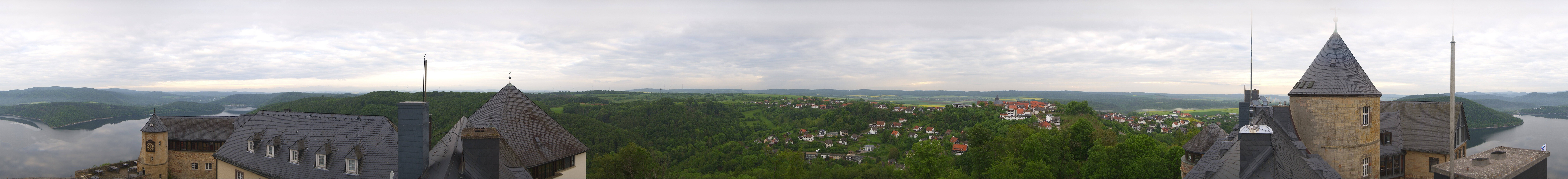 Archiv Foto Webcam Panoramakamera Schloss Waldeck am Edersee