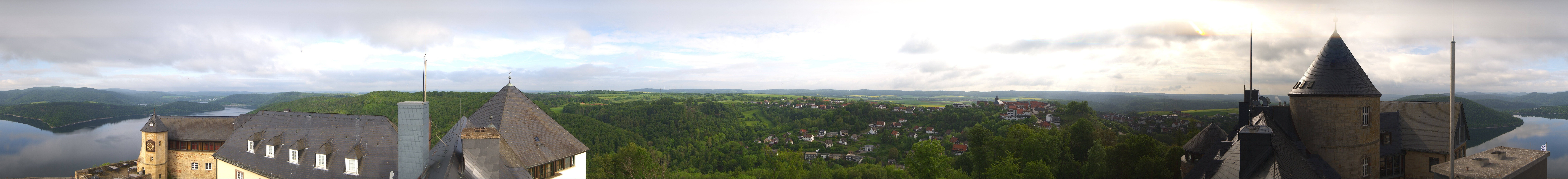 Archiv Foto Webcam Panoramakamera Schloss Waldeck am Edersee