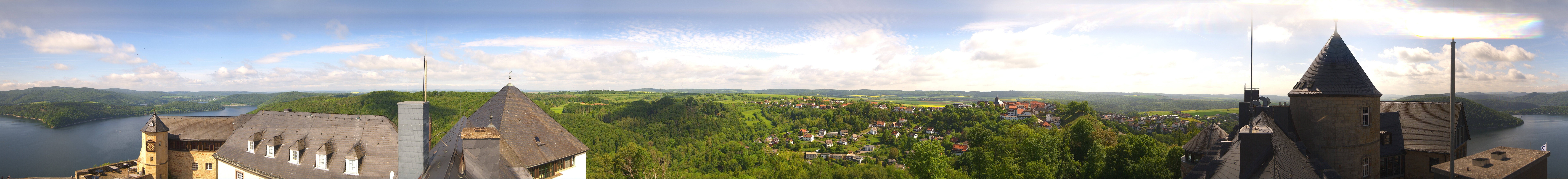 Archiv Foto Webcam Panoramakamera Schloss Waldeck am Edersee