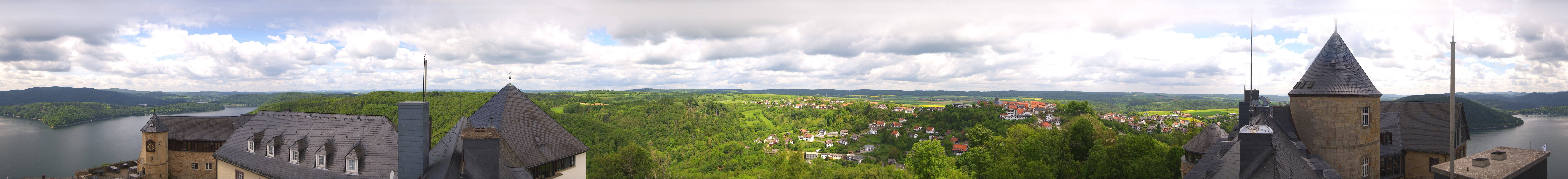 Archiv Foto Webcam Panoramakamera Schloss Waldeck am Edersee