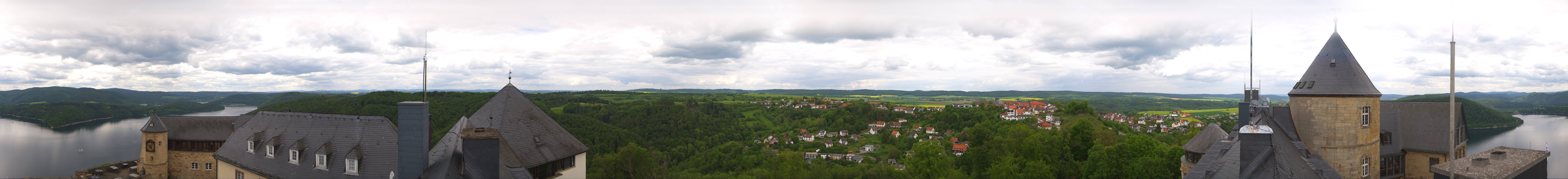Archiv Foto Webcam Panoramakamera Schloss Waldeck am Edersee
