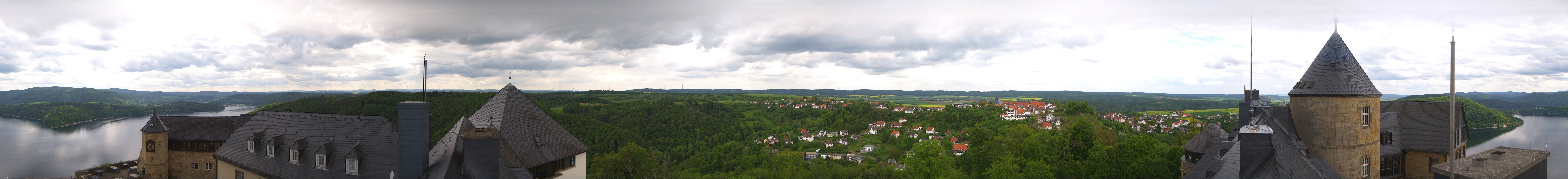Archiv Foto Webcam Panoramakamera Schloss Waldeck am Edersee