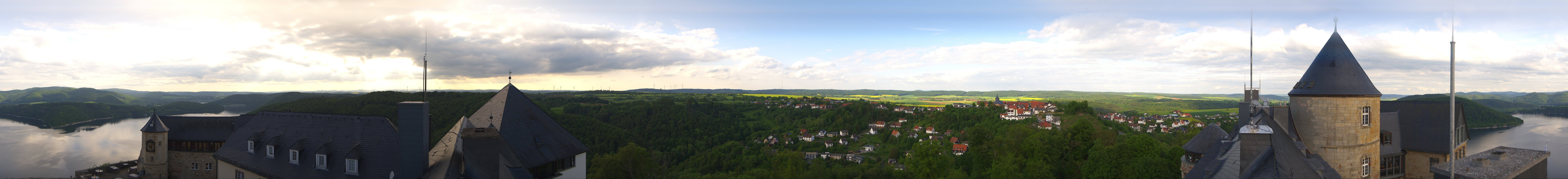 Archiv Foto Webcam Panoramakamera Schloss Waldeck am Edersee