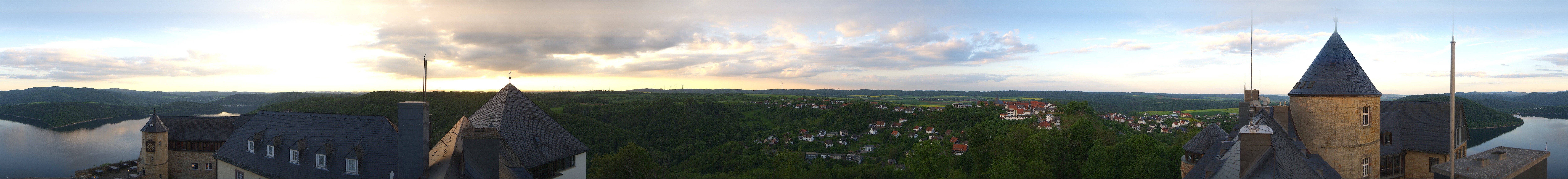 Archiv Foto Webcam Panoramakamera Schloss Waldeck am Edersee
