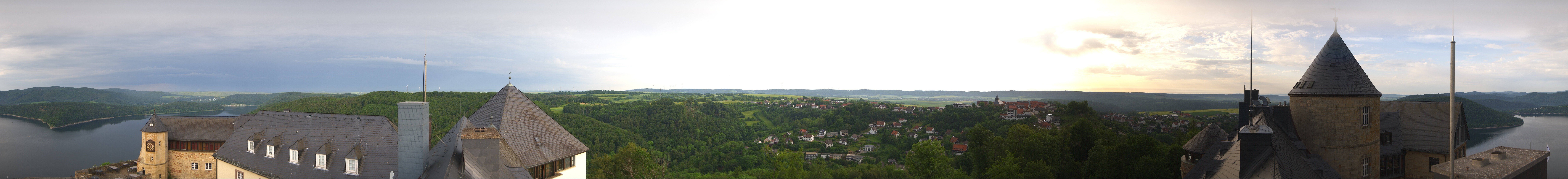 Archiv Foto Webcam Panoramakamera Schloss Waldeck am Edersee