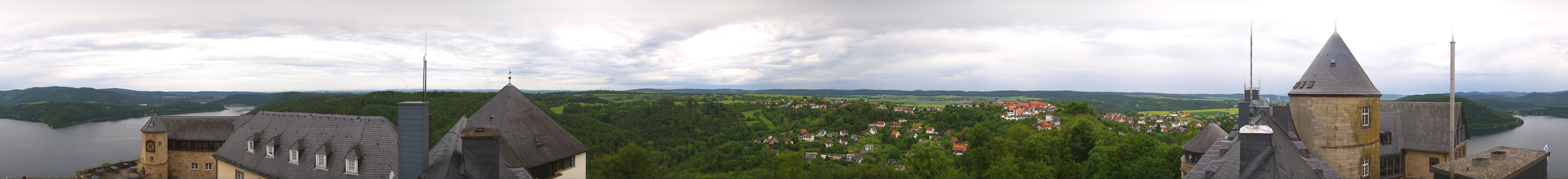 Archiv Foto Webcam Panoramakamera Schloss Waldeck am Edersee