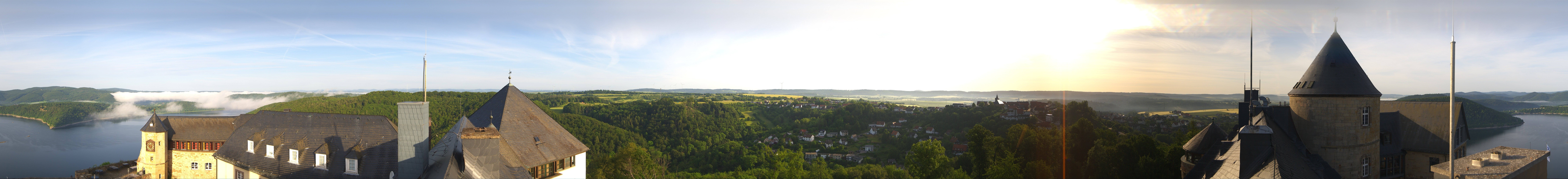 Archiv Foto Webcam Panoramakamera Schloss Waldeck am Edersee