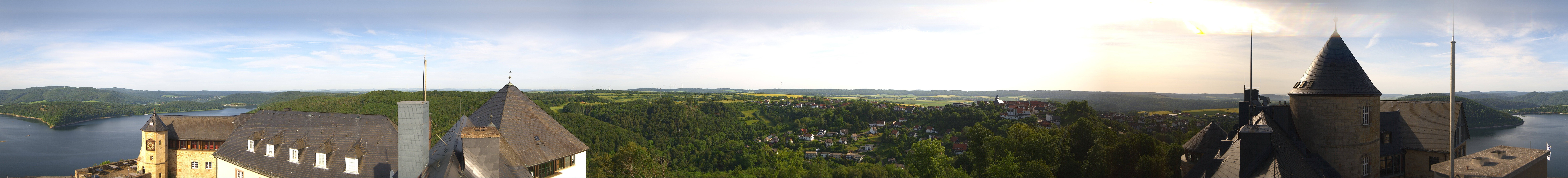 Archiv Foto Webcam Panoramakamera Schloss Waldeck am Edersee