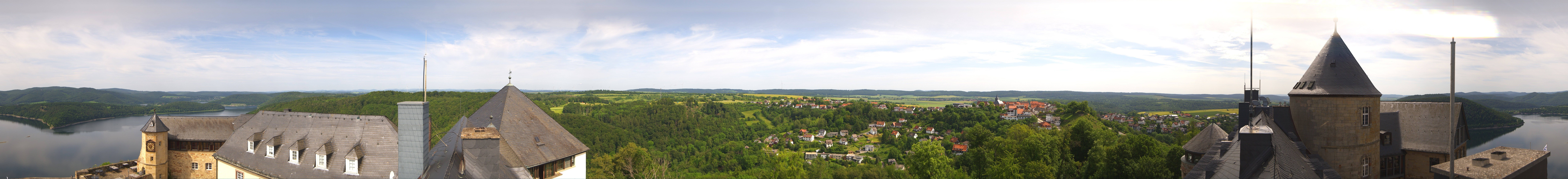 Archiv Foto Webcam Panoramakamera Schloss Waldeck am Edersee