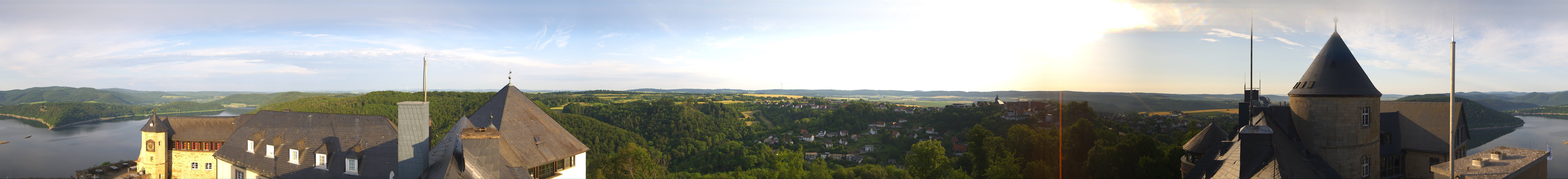 Archiv Foto Webcam Panoramakamera Schloss Waldeck am Edersee