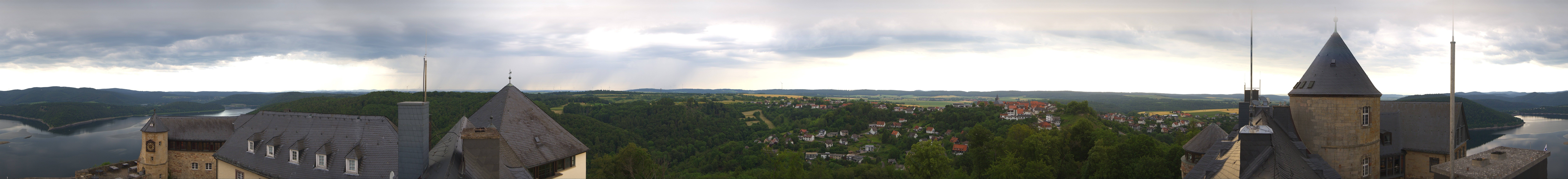 Archiv Foto Webcam Panoramakamera Schloss Waldeck am Edersee