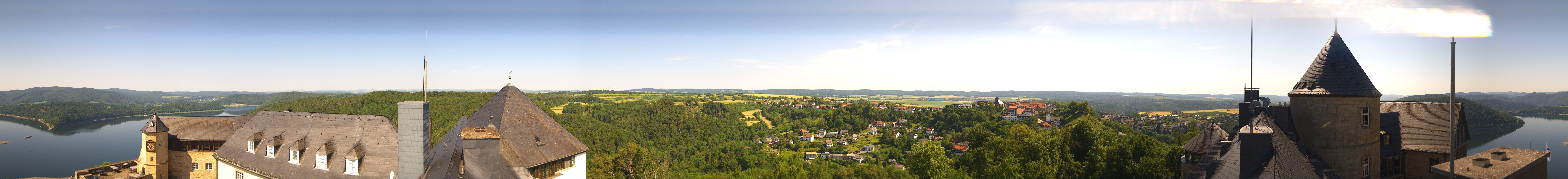 Archiv Foto Webcam Panoramakamera Schloss Waldeck am Edersee