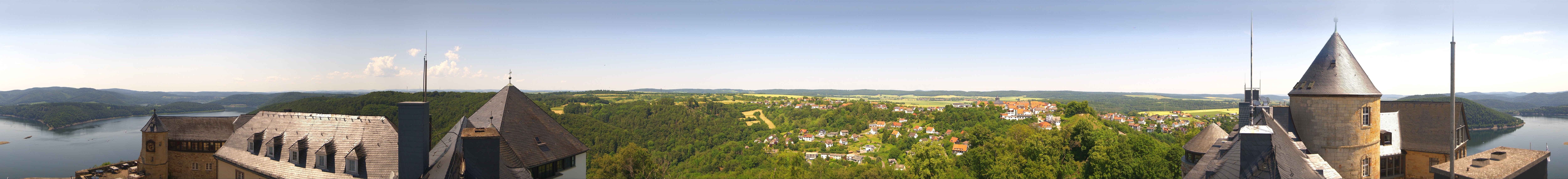 Archiv Foto Webcam Panoramakamera Schloss Waldeck am Edersee