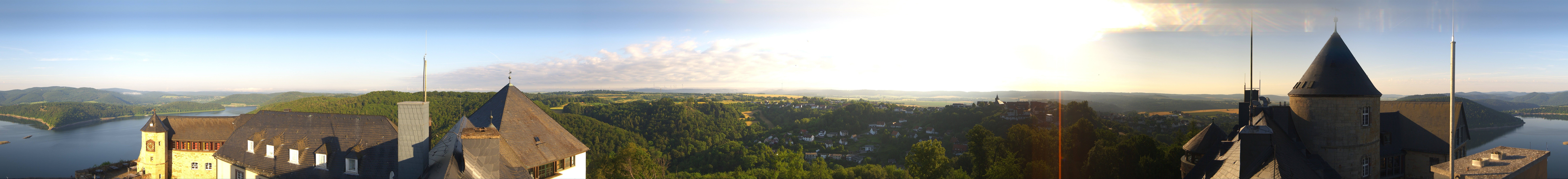 Archiv Foto Webcam Panoramakamera Schloss Waldeck am Edersee
