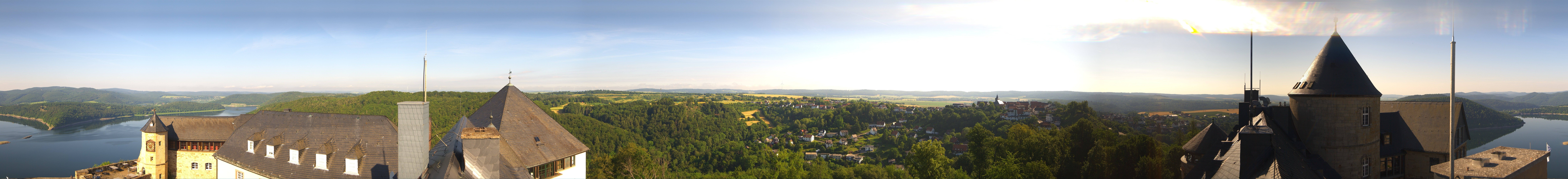 Archiv Foto Webcam Panoramakamera Schloss Waldeck am Edersee