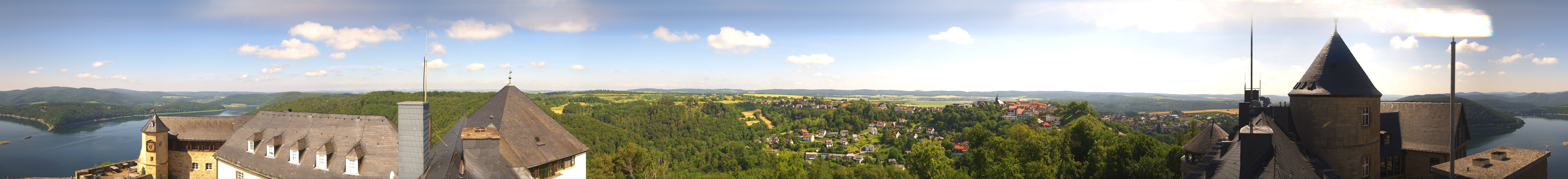 Archiv Foto Webcam Panoramakamera Schloss Waldeck am Edersee