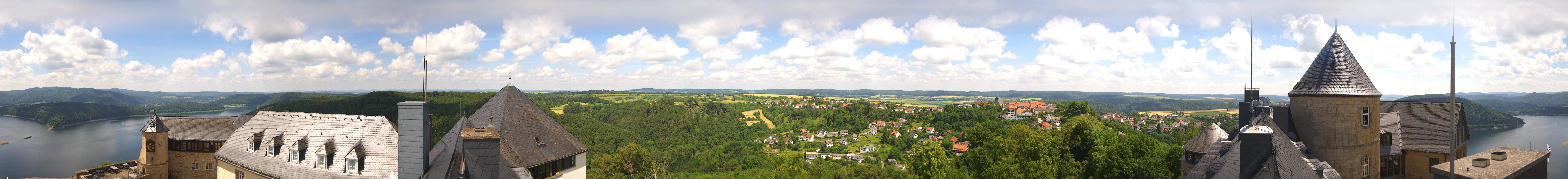 Archiv Foto Webcam Panoramakamera Schloss Waldeck am Edersee