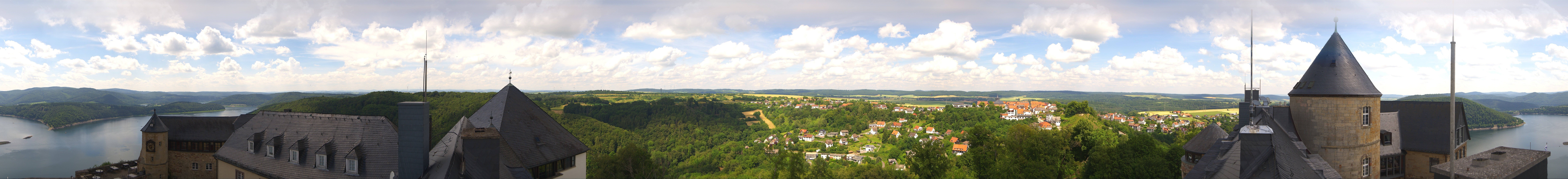 Archiv Foto Webcam Panoramakamera Schloss Waldeck am Edersee