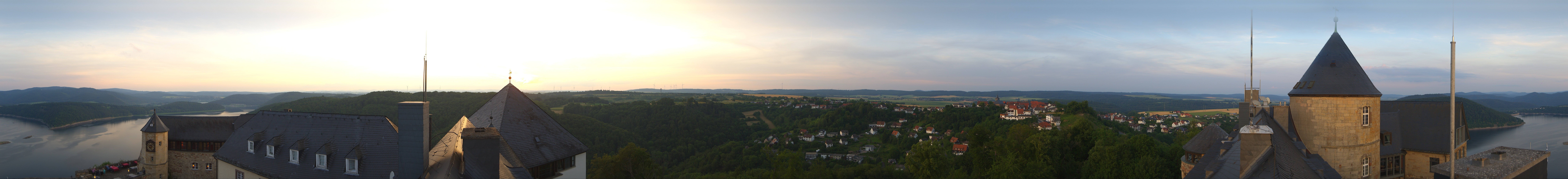 Archiv Foto Webcam Panoramakamera Schloss Waldeck am Edersee