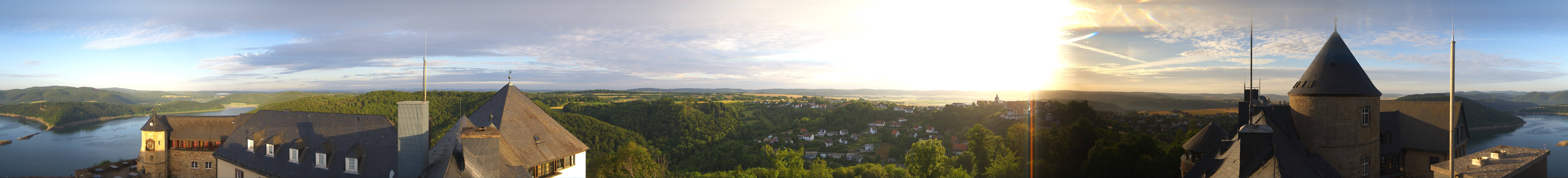 Archiv Foto Webcam Panoramakamera Schloss Waldeck am Edersee