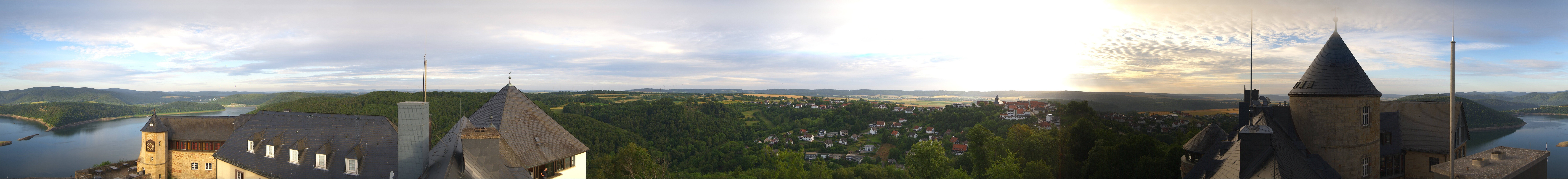 Archiv Foto Webcam Panoramakamera Schloss Waldeck am Edersee