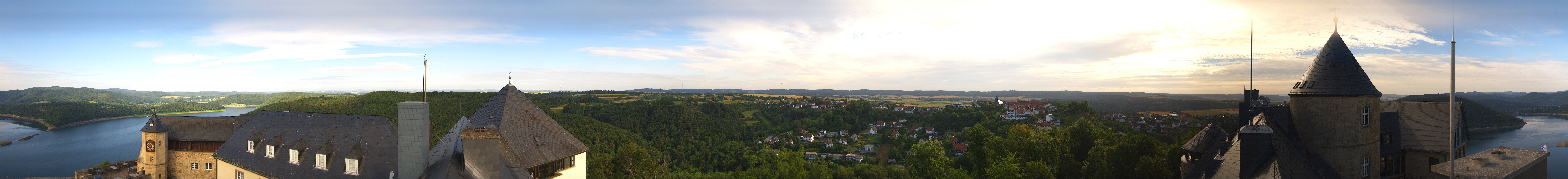 Archiv Foto Webcam Panoramakamera Schloss Waldeck am Edersee