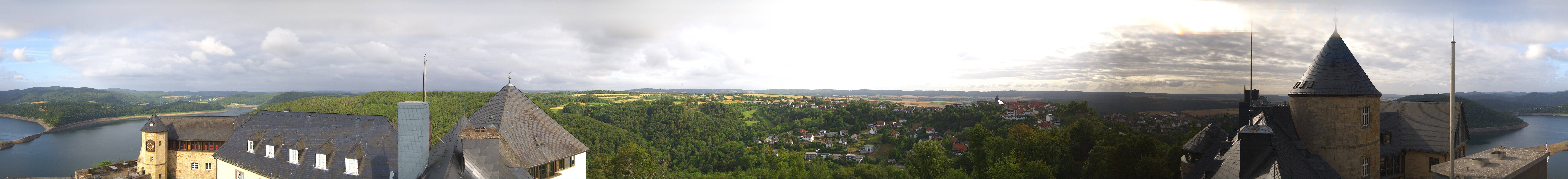Archiv Foto Webcam Panoramakamera Schloss Waldeck am Edersee