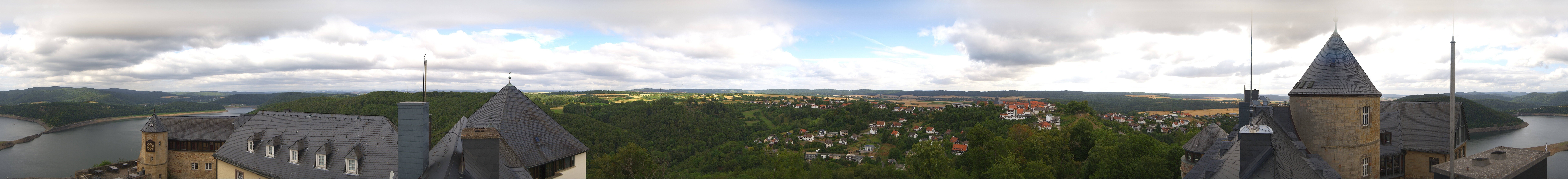 Archiv Foto Webcam Panoramakamera Schloss Waldeck am Edersee