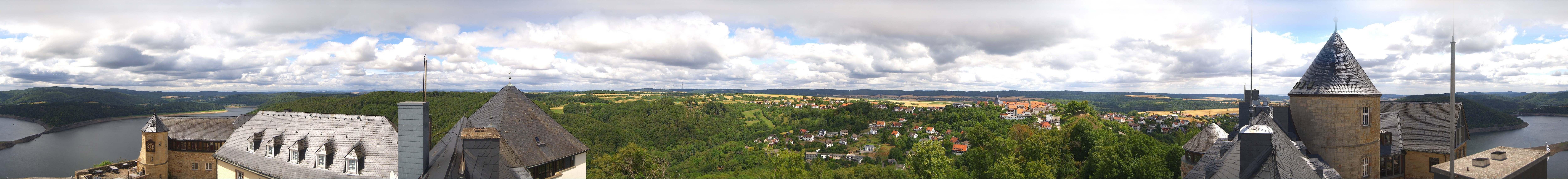 Archiv Foto Webcam Panoramakamera Schloss Waldeck am Edersee