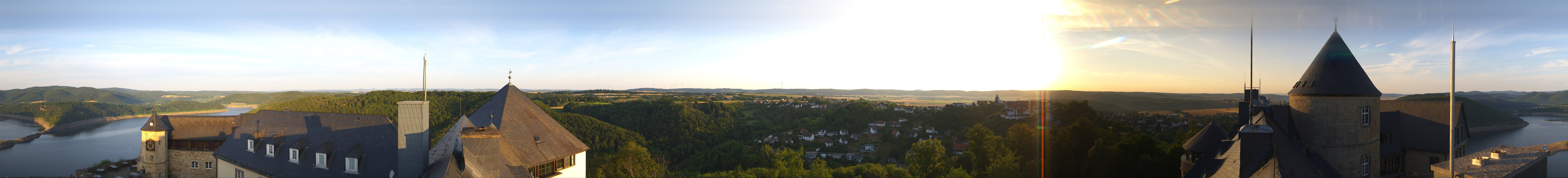 Archiv Foto Webcam Panoramakamera Schloss Waldeck am Edersee