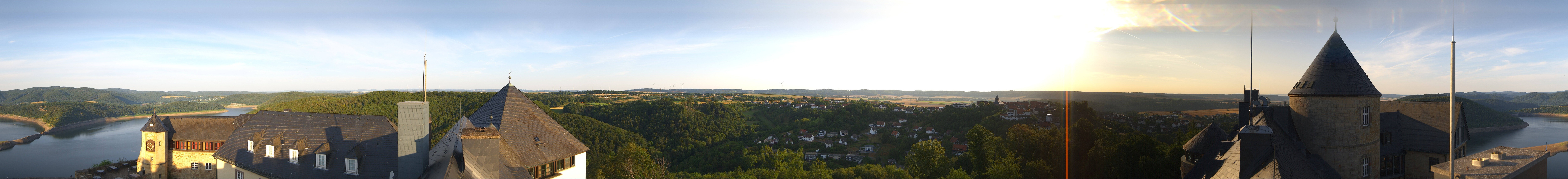 Archiv Foto Webcam Panoramakamera Schloss Waldeck am Edersee