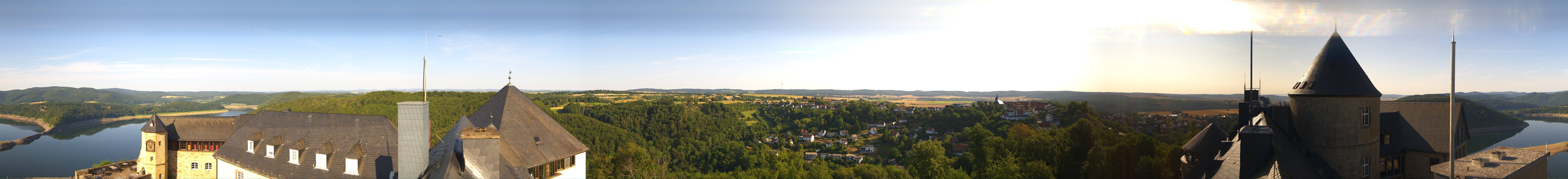 Archiv Foto Webcam Panoramakamera Schloss Waldeck am Edersee