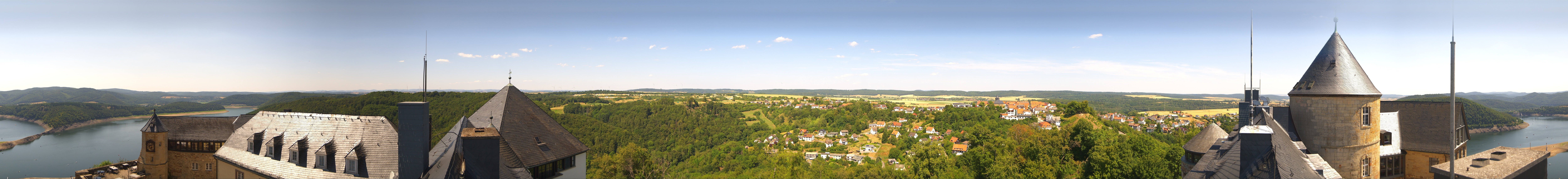 Archiv Foto Webcam Panoramakamera Schloss Waldeck am Edersee