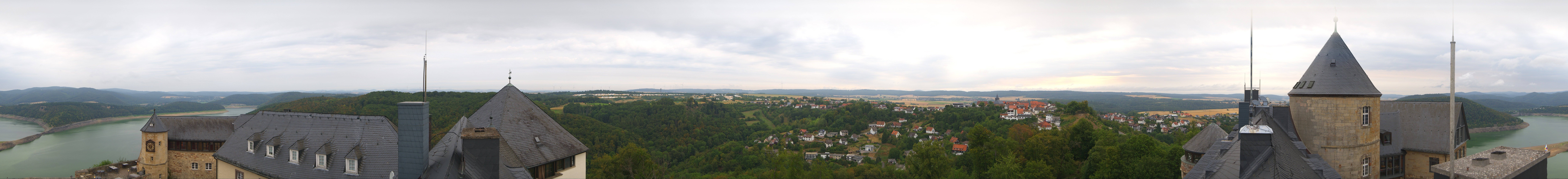 Archiv Foto Webcam Panoramakamera Schloss Waldeck am Edersee