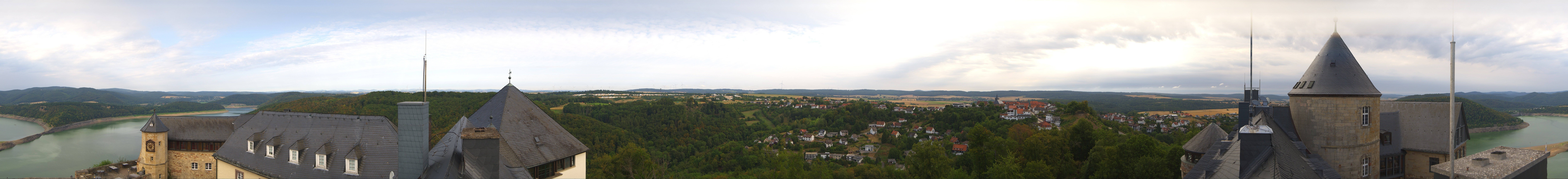 Archiv Foto Webcam Panoramakamera Schloss Waldeck am Edersee